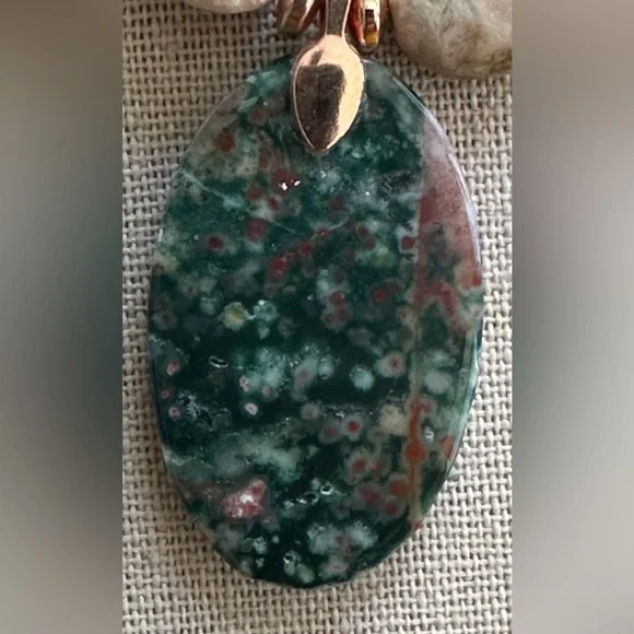 18-1/2 inch Peruvian Pink Opal bead necklace NWOT - Picture 3 of 13